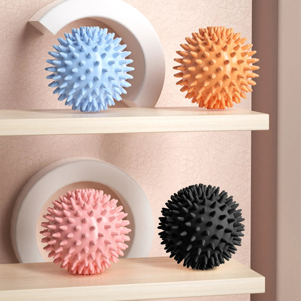 Spiky Massage Ball Compact Muscle Roller High Density Foot Massager Ball 6cm Trigger Point Massager Ball for Sport Fitness