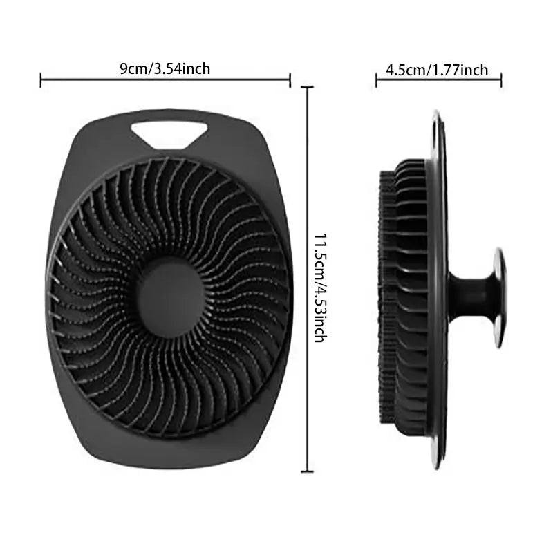 1/5pc Soft Silicone Exfoliating Brush Cleanser Manual Body Cleansing Body Care Scrubber Shower Gentle Massage Bath Brush For Men