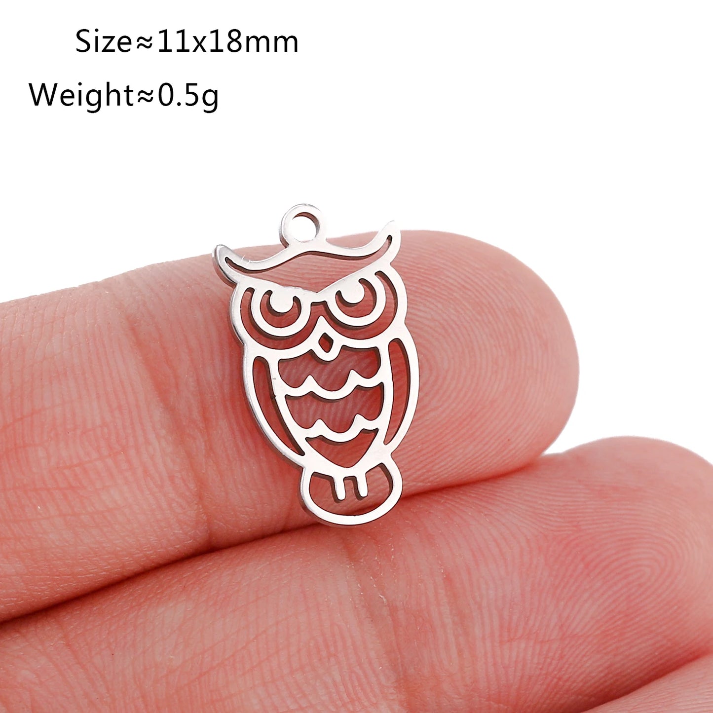 5Pcs Spring Bee/Butterfly/Beelet Charms Stainless Steel Scarab Moths Pendants DIY  Necklace Bracelet Jewelry Making Accessories