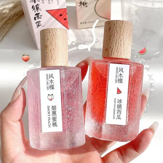 Fruit Series Natural Perfume Sweet Watermelon Peach Eau De Toilette Fresh Lasting Fragrance Charming Refreshing Scent Body Spray