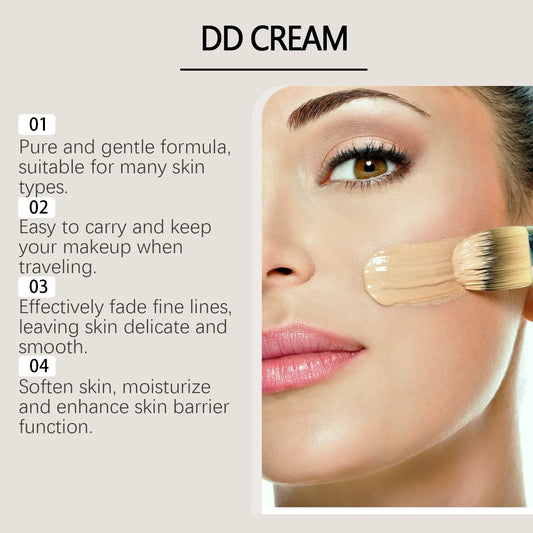 Face Foundation Liquid Waterproof Oil Control Matte Long Lasting Concealer Brightening Full Coverage DD Cream Makeup Cosmetics
