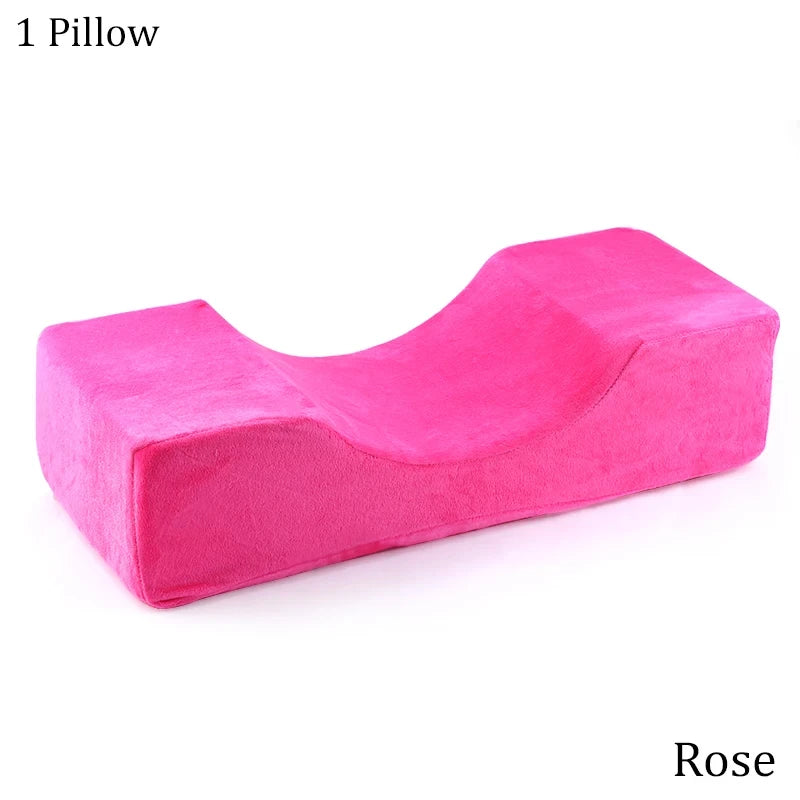 Grafted Eyelash Pillow Neck Support Grafting Lashes Memory Foam Cushion Eyelash Extension Soft Pillow With Pocket Makeup Salon