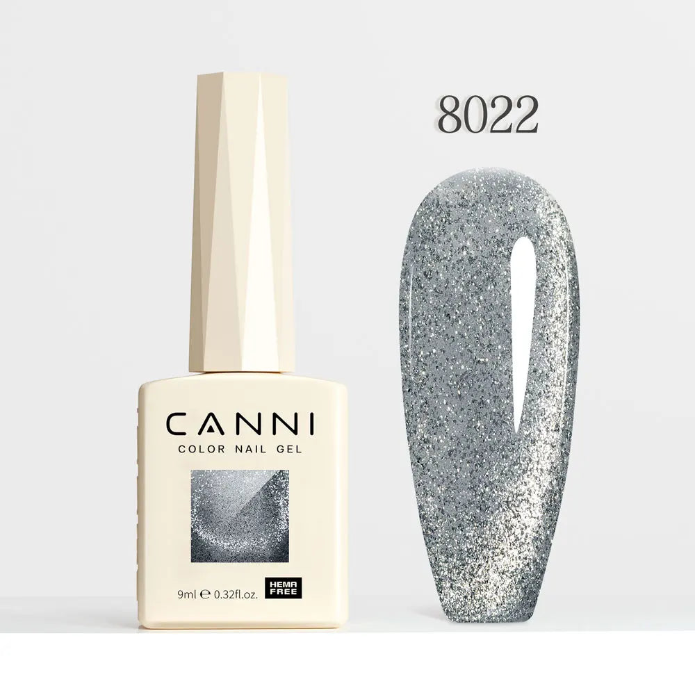 9ml CANNI Nail Gel Polish HEMA FREE Diamond Sparkle Sequin Gorgeous Color Venalisa Semi Permanent Soak Off UV LED Glitter Nails