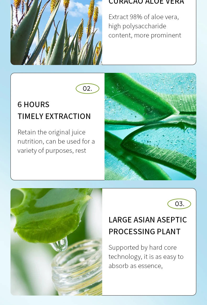 SADOER Exfoliating Aloe Vera Gel Facial Cleanser Deep Cleansing Exfoliant Gentle Moisturizing Face Exfoliation Facial Exfoliator