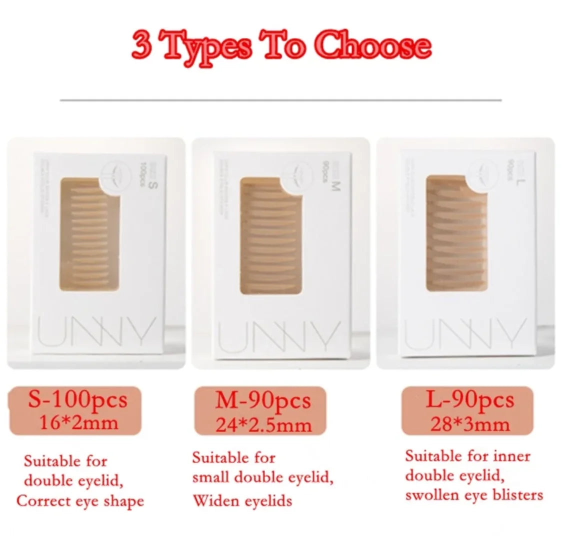 Unny Club Double Eyelid Stickers Seamless Natural Lace Invisible Makeup S M L Makeup Cosmetic