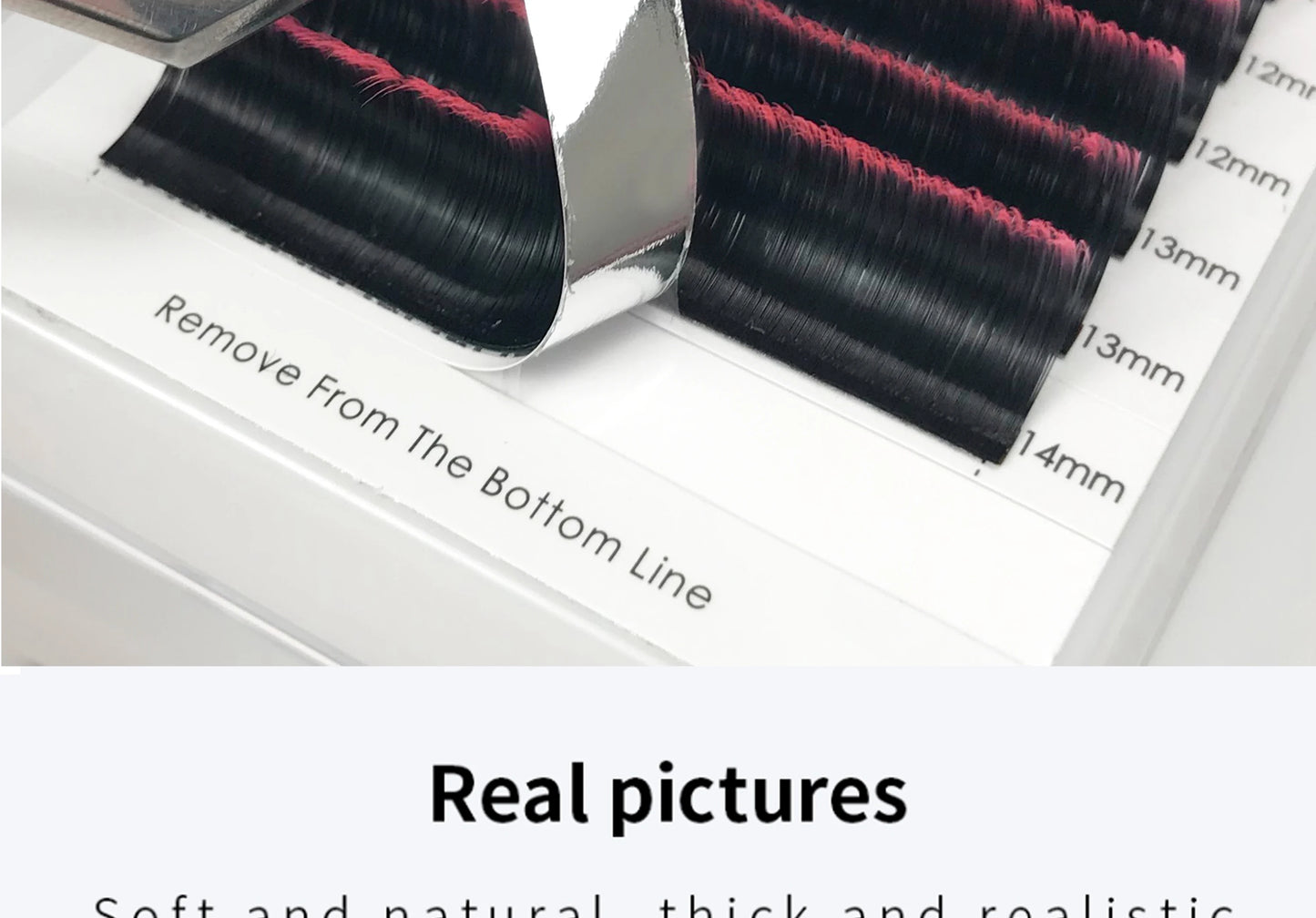 0.07mm Ombre Easy Fan Lashes Extension C/D Curl Wispy Natural Soft Gradient Pink/Blue/Green/Purple Volume Fans Silk Mink Lashes
