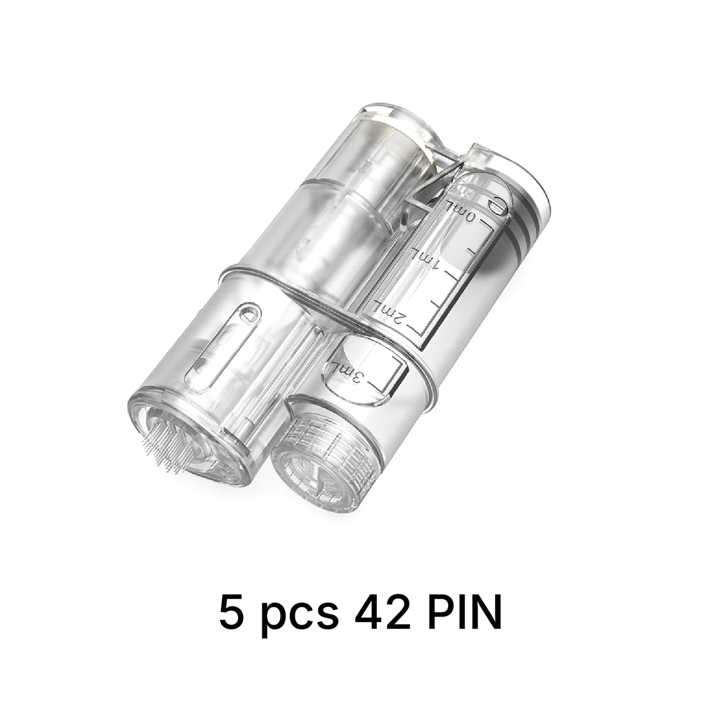 Dr. Pen H6 Cartridge 5 PCS 18 Pin 36 Pin 42 PIN Round Nano Derma Stamp Needle Support 3ML Serum 0.25 mm Needle Length