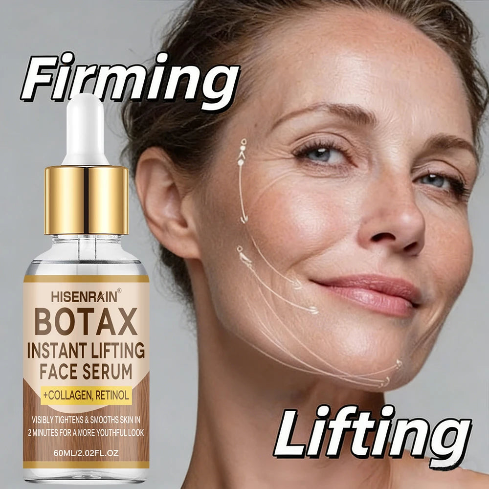 HISENRAIN Botax Facial Firming Serum - Anti-Aging Wrinkle Reduction & Skin Tightening Treatment for all people.