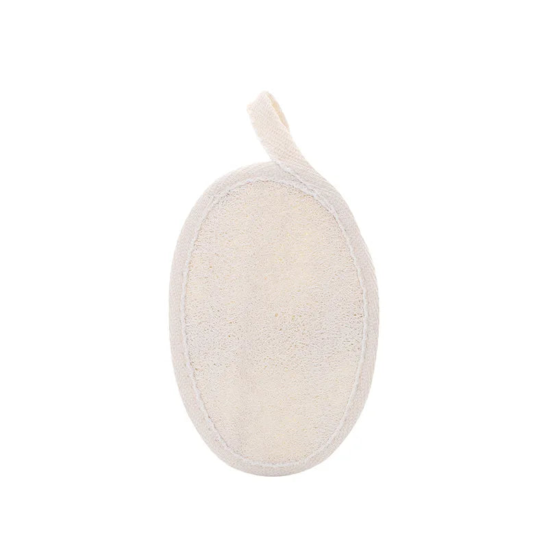 【Natural Loofah Body Scrubber Soft Exfoliating Sponge Shower Brush Cleaner Pad Body Skin Care Tool Bath Exfoliator Shower Puff】