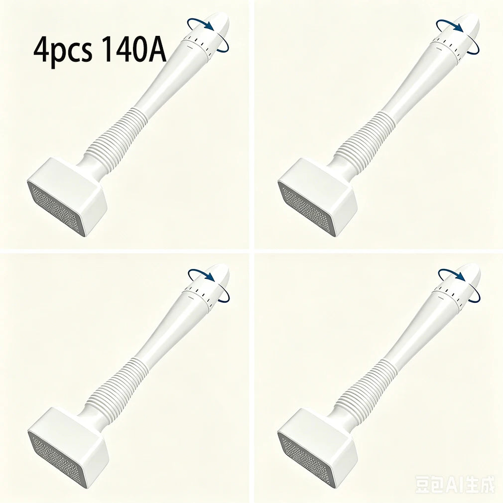 1/2/4/6pcs 140A Derma Stamp Microneedle 0.2mm 140pin Micro Needles Derma Pen Dermastamp for Beauty Skin & Hair Care Tool