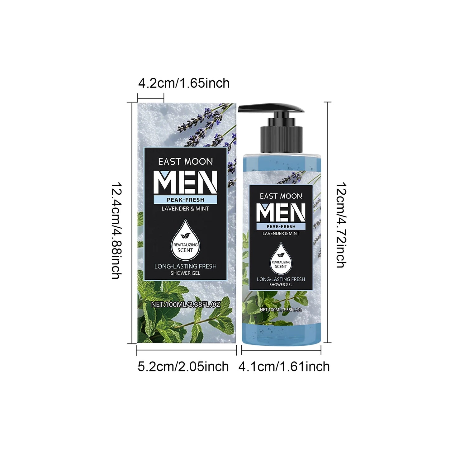 Fragrance Shower Gel Gift Set Deep Cleansing Shower Gel Moisturizing Refreshing Scent Long Lasting Fragrance Oil Control