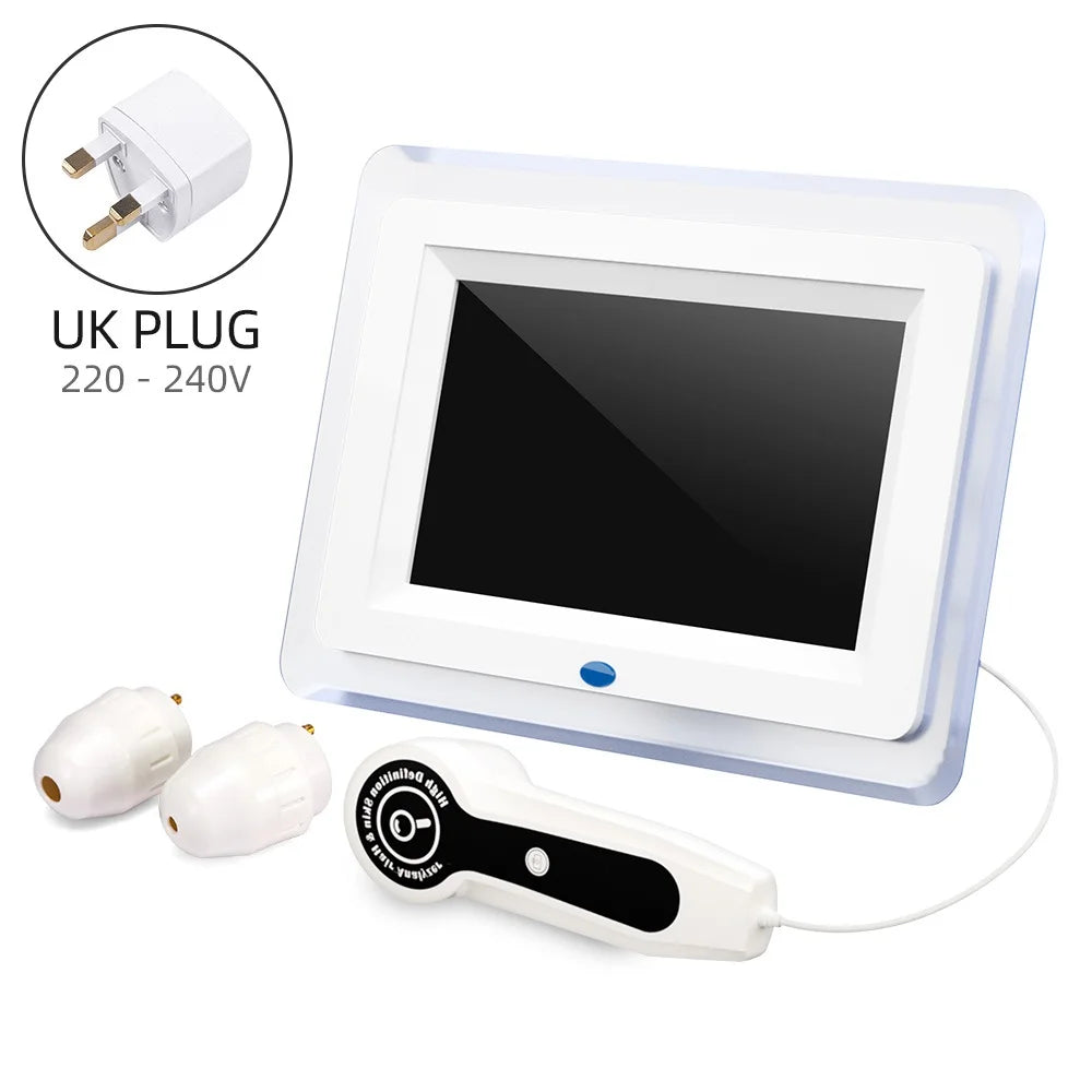 7 Inch LCD Scalp Detector Digital Hair Skin Analyzer Microscope for Hair Follicle Testing and Skin Analysis Magnifier 50/200X