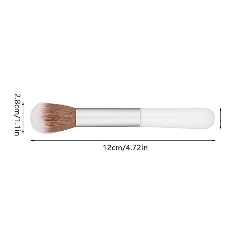 1Pcs Round Handle Multifunctional Makeup Brushes Girl  Professional Powder Foundation Blush Brush Cosmetic Accessories