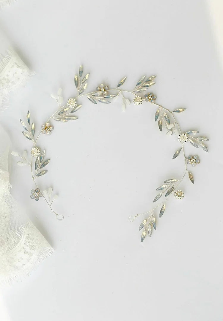 Flower Wedding Hairbands Headbands Women Headpieces Headwear For Brides Girl Women Tiara Crown Hair Accessories Bridal Jewelry