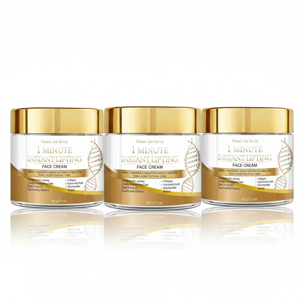 Water Ice Levin 1 Minute Instant Lifting Face Cream Collagen Hyaluronic Acid Niacinamide Retinol Moisturizing Firming Anti Aging