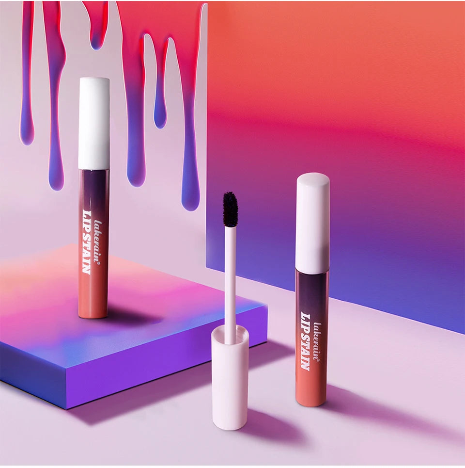 Long Lasting Waterproof Peel Off Lip Stain Lip Tint Transfer Proof Non-stick Cup Matte Reveal Lip Stain Cosmetics for Women