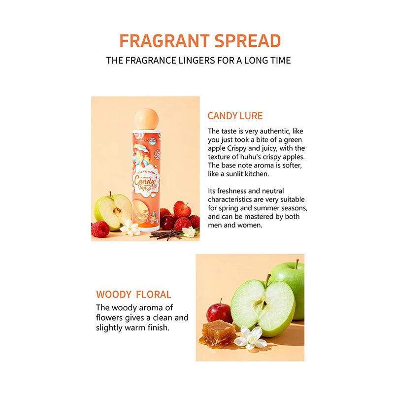 Delicious Sweet Perfume For Men & Women, Berry Chocolate Cream Scent, Irresistible Dessert-like Fragrance 168ml