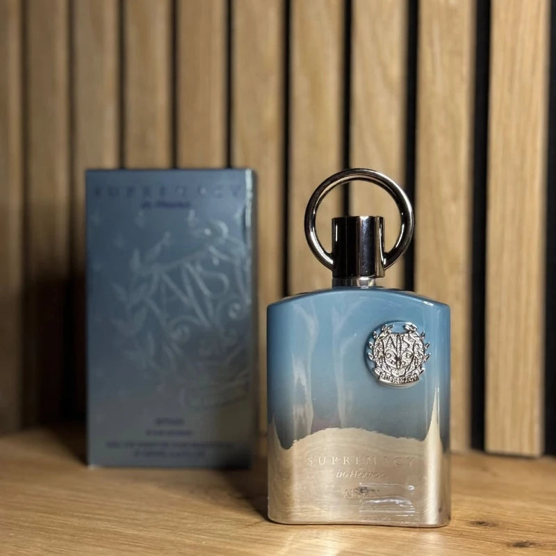 AFNAN Supremacy in Heaven Perfume 100ml Unisex Eau De Parfum Fresh Citrus Green Tea Fragrance Long Lasting Musk Woody Sandalwood
