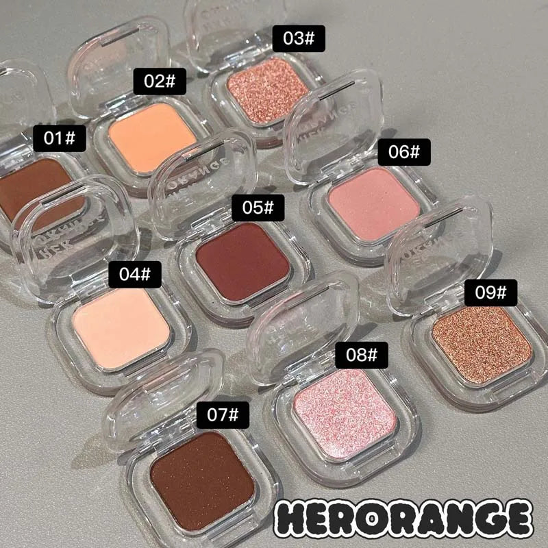 Red Brown Eyeshadow Palette Multifunctional Makeup Palette Silky Matte Coral Red Eyeliner Silkworm Lower Shadow Eyeliner Makeup