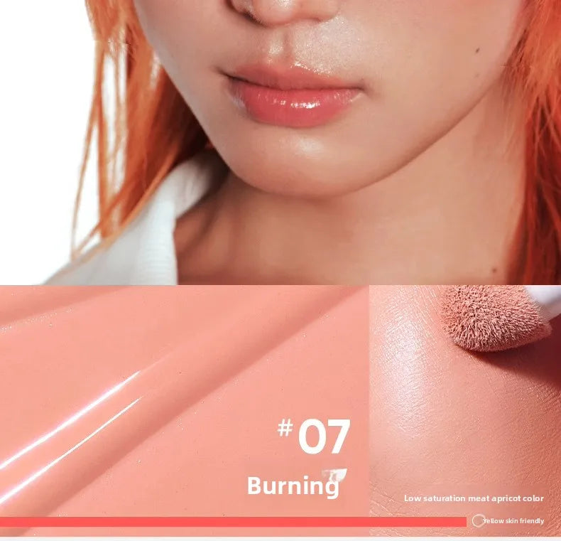Judydoll Natural Flushed Liquid Blush - Brightening Glow Cheek Tint for Radiant Blurring Effect