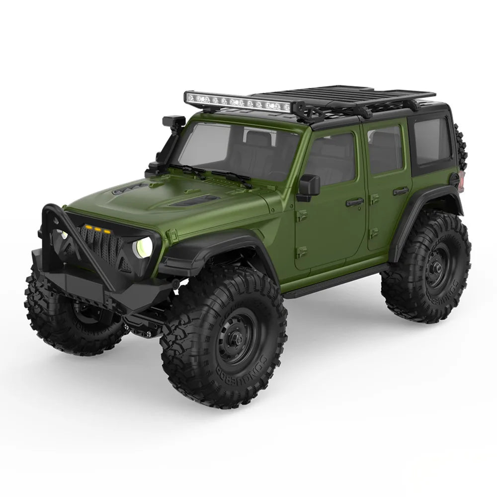 1:16 4WD Rc Car Full Scale Simulation 2.4G Off-Road Remote Control Cars With LED Trucks Race Cars Model Toys For Kids Adult Gift
