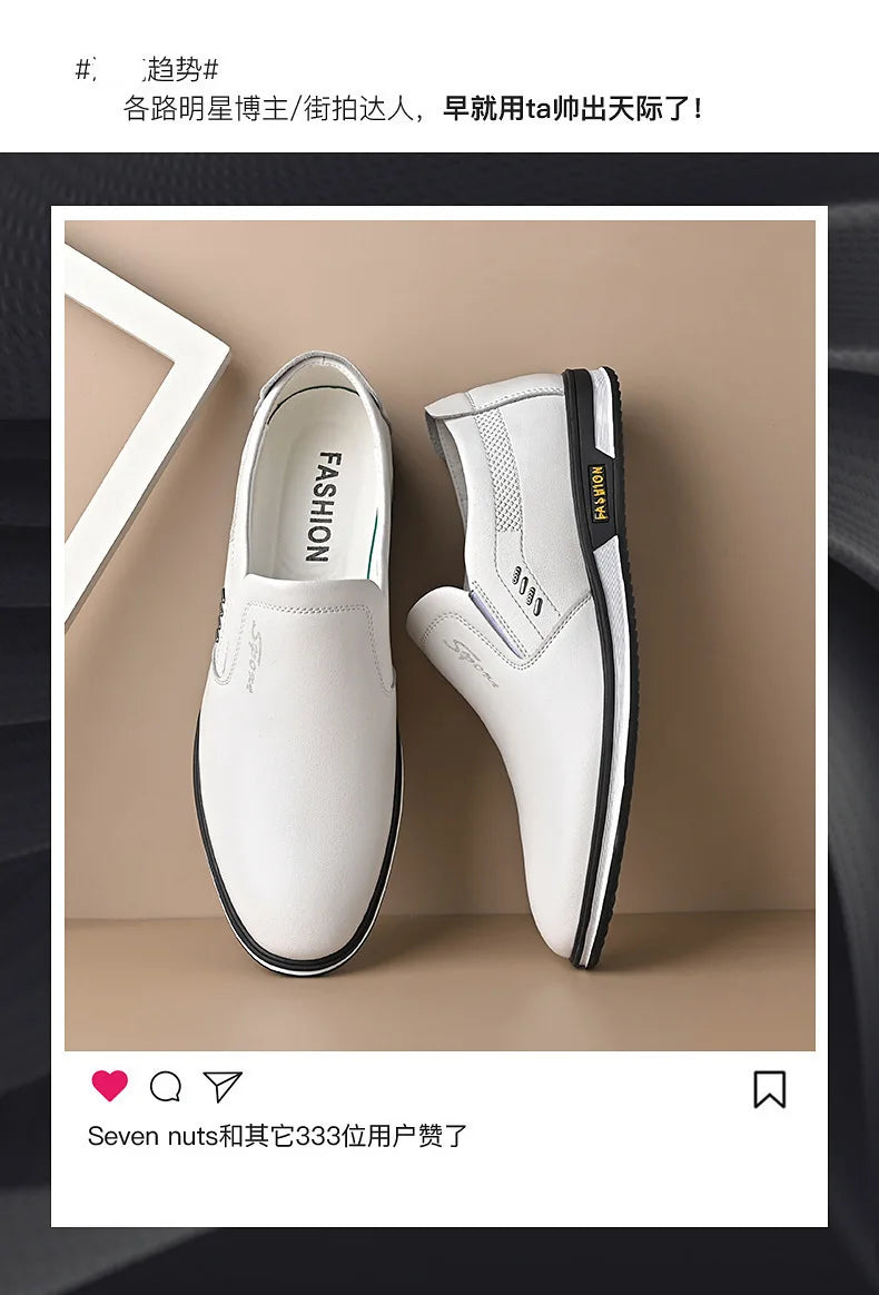 Men Leather Casual Shoes Brand New Fashion Men Loafers High Quality Adult Moccasins Men Driving Shoes Male Footwear Unisex 2022