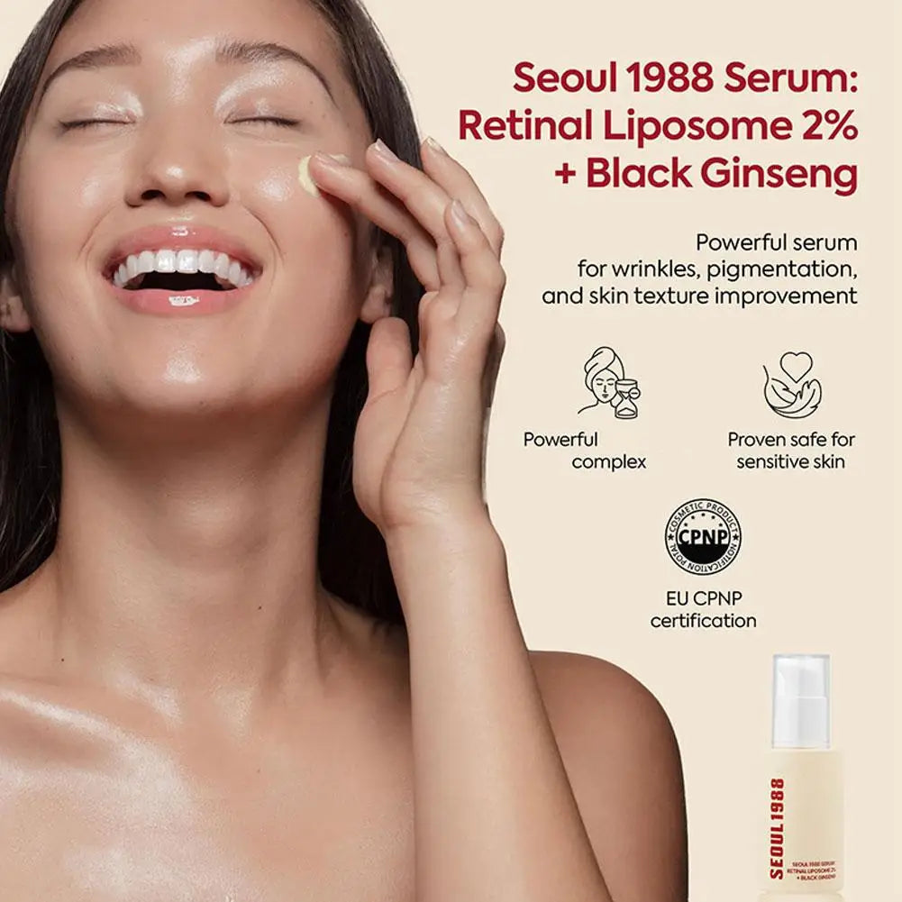 Seoul 1988 Eye Cream Face Cream Set Hydrating Firming Smoothing Reducing Fine Lines Dark Circles Lightweight Daily Skincare Comb