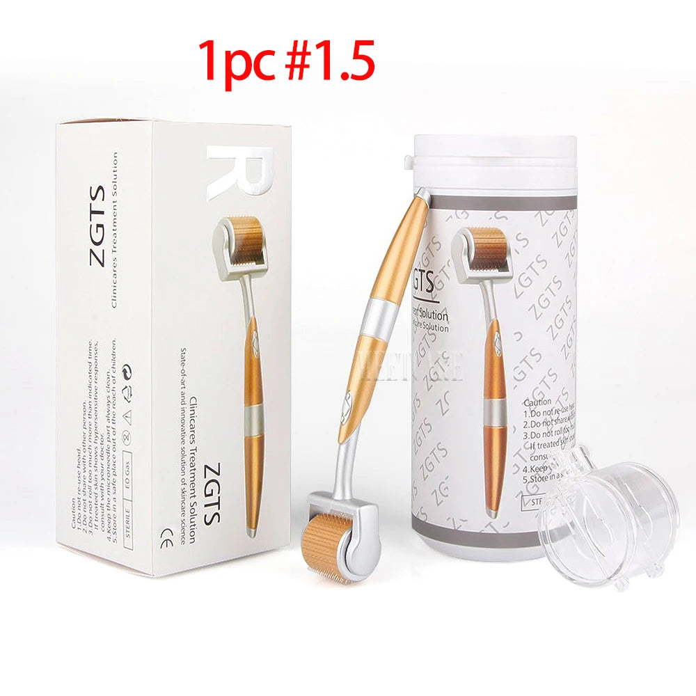 1/2/4pcs ZGTS192 Derma Roller Beauty 192pin Micro Needles Dermaroller Skin Care Tool for Face Body Hair Microneedle Reusable