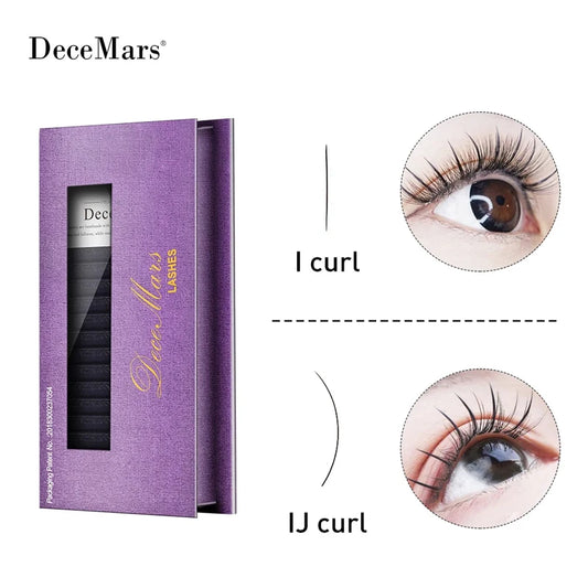 DeceMars I / IJ Curl Eyelash Extension Classic Lash