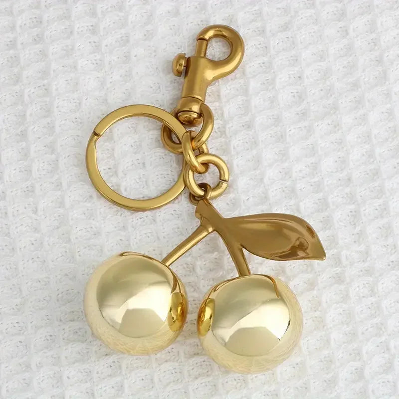 2 Styles Of Cherry Pendants Suitable For Coach Bags Women's Handbags, Shoulder Bags, And Keychain Accessories Bag Accessories