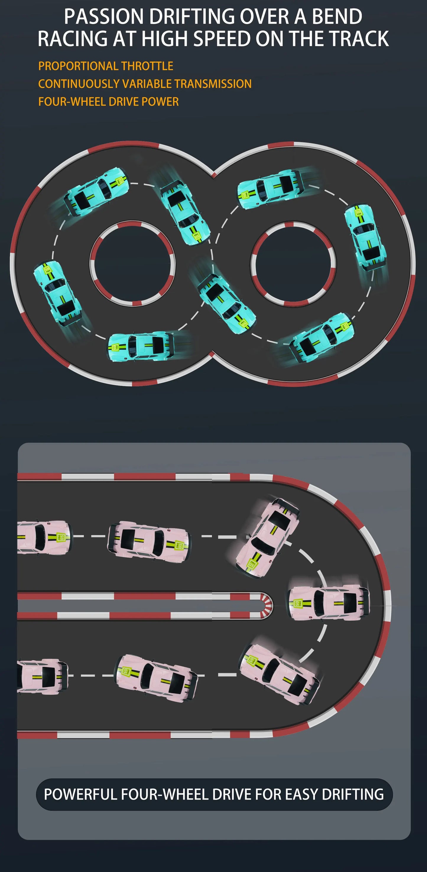 2026 New Remote Control Car, Limited Edition RC Drift GT 911, Full-Size Car, Accelerator, Four-Wheel Drive, Racing Car, Boy Toy.