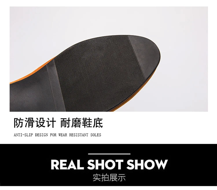 Suede Leather Oxfords Shoes For Men Loafers Casual Slip On Luxury Men Dress Shoes Office Wedding Party Shoes Man Moccasins Black