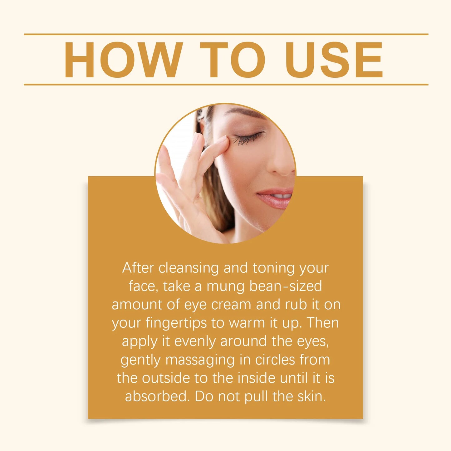 Eye Lift Cream Fade Dark Circles Relieve Puffiness Remove Wrinkles Reduce Fine Lines Brightening Smoothing Tightening Eye Cream