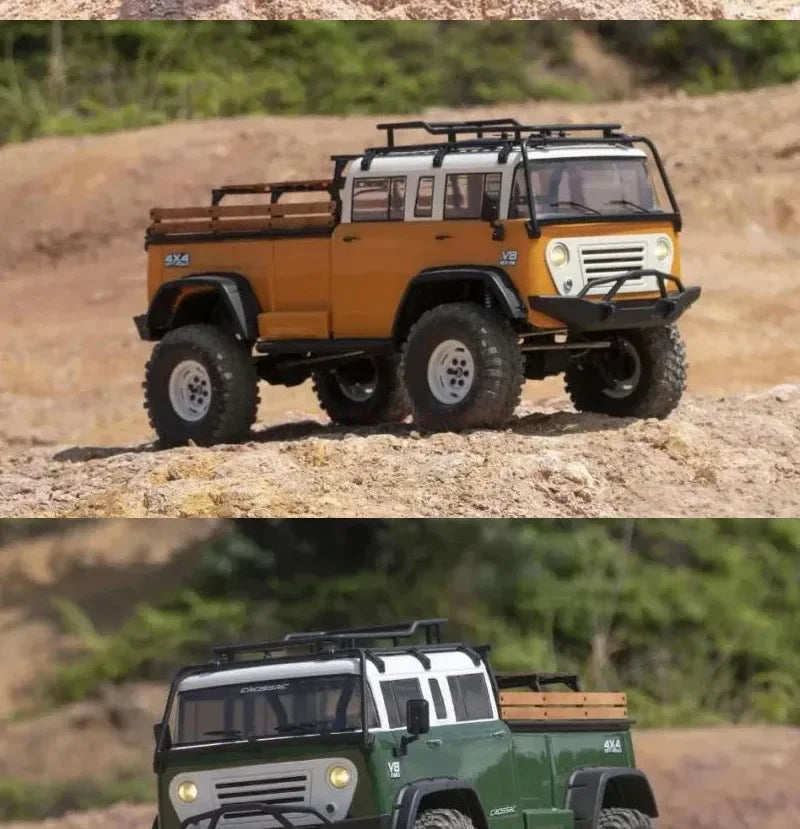 CROSSRC EMO JT4 RTR Simulation Climbing Truck Four-Wheel Drive Off-Road Rc Remote Control Electric Model Car Ocean Blue