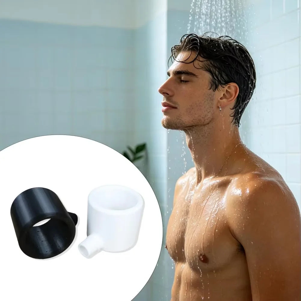 Men's Shower Head,Men's Cleaning Shower Head, Handheld Coarse Hole Design,Long-Lasting & Wear-Resistant, Durable&Easy to Install