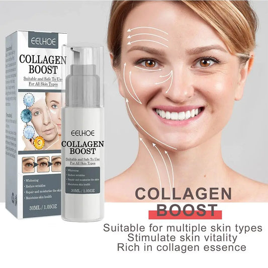 1/2/3pcs 30ml Collagen Boost Firming Essence Cream Fade Fine Lines Face Brightening Lightining Serum Cream Skin Care for Women