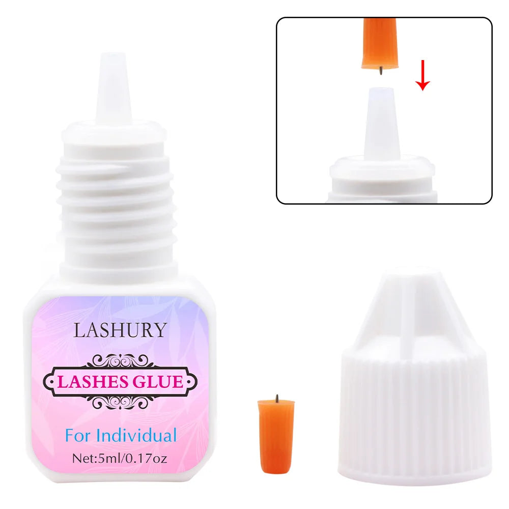 A1 Customized Shampoo Cleanser Private Label Your Name Brand Individual No Allergy Eyelash Glue Logo Adhesive Custom