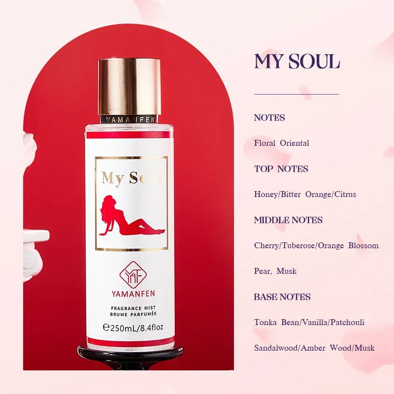 Lady Sexy Charm Perfume Brand Arabian Lasting Fragrance My Soul Body Fragrance Natural Spray Vitality Confidence Light Perfume