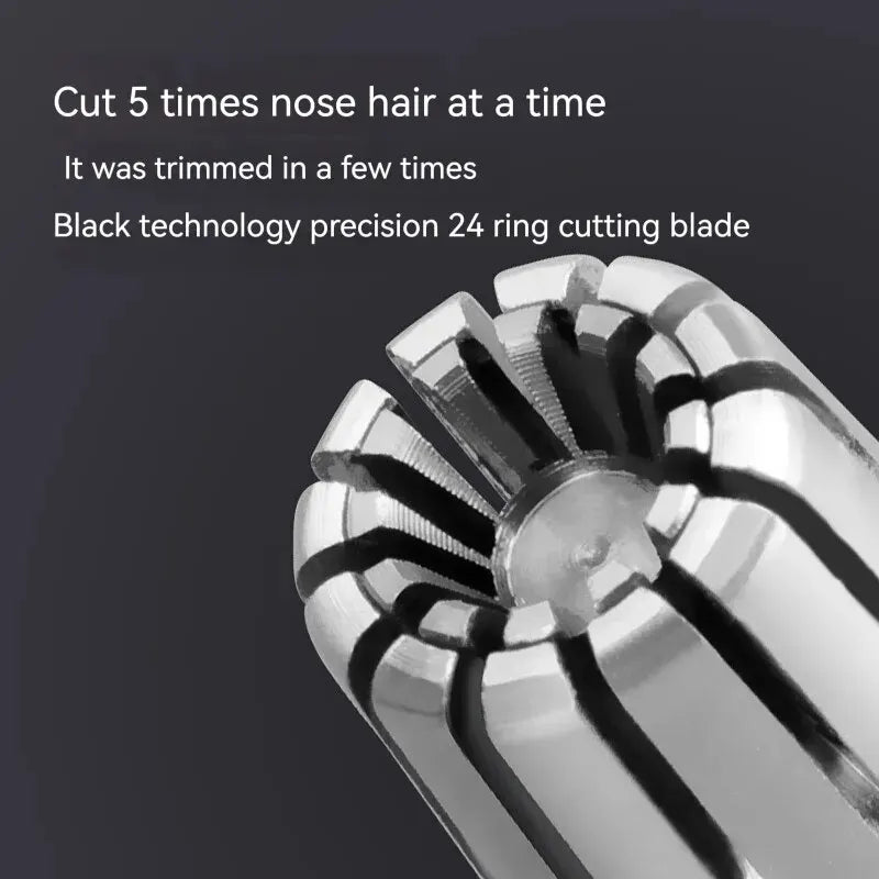 Washable Portable Ear Hair Trimmer Cleaning Without Rusting Painless Nose Hair Trimming Men'S Portable Electric Shaver Low Noise