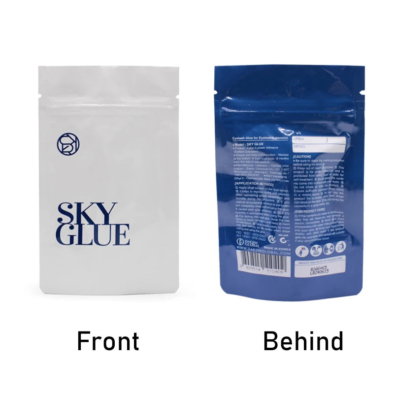 1 Bottle SKY S+ Glue for Eyelash Extensions 5ml Korea SKY Red Blue Black Cap Cola 0.5s Fast Drying Lash Glue Original Supplies