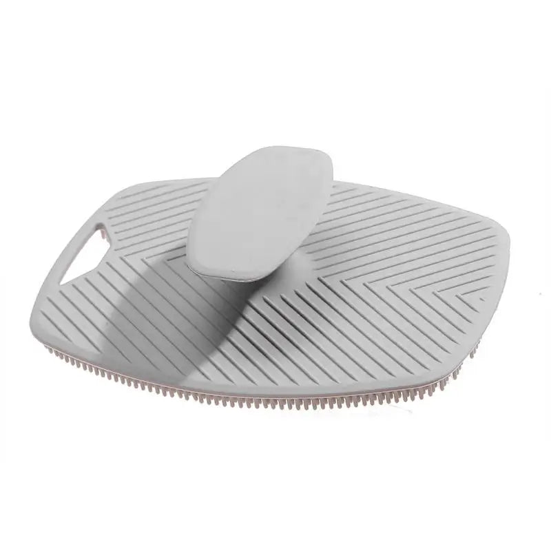 1/5pc Soft Silicone Exfoliating Brush Cleanser Manual Body Cleansing Body Care Scrubber Shower Gentle Massage Bath Brush For Men