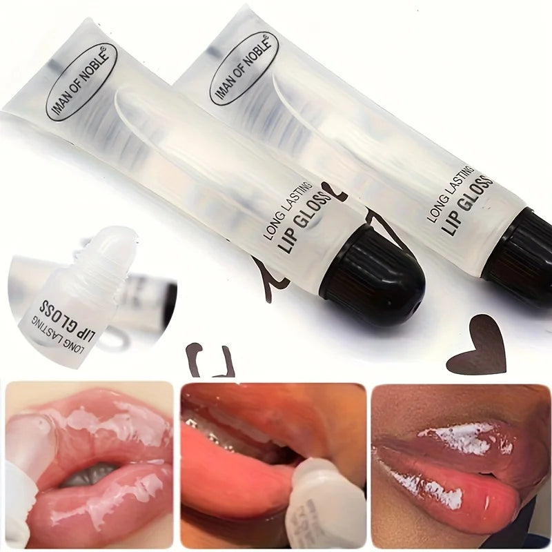 6pcs Glossy Finish Lip Gloss, Moisturizing Cream for All Skin Types, Non-Sticky Hydrating Lip Oil, Long-Lasting Shine for Dry Li