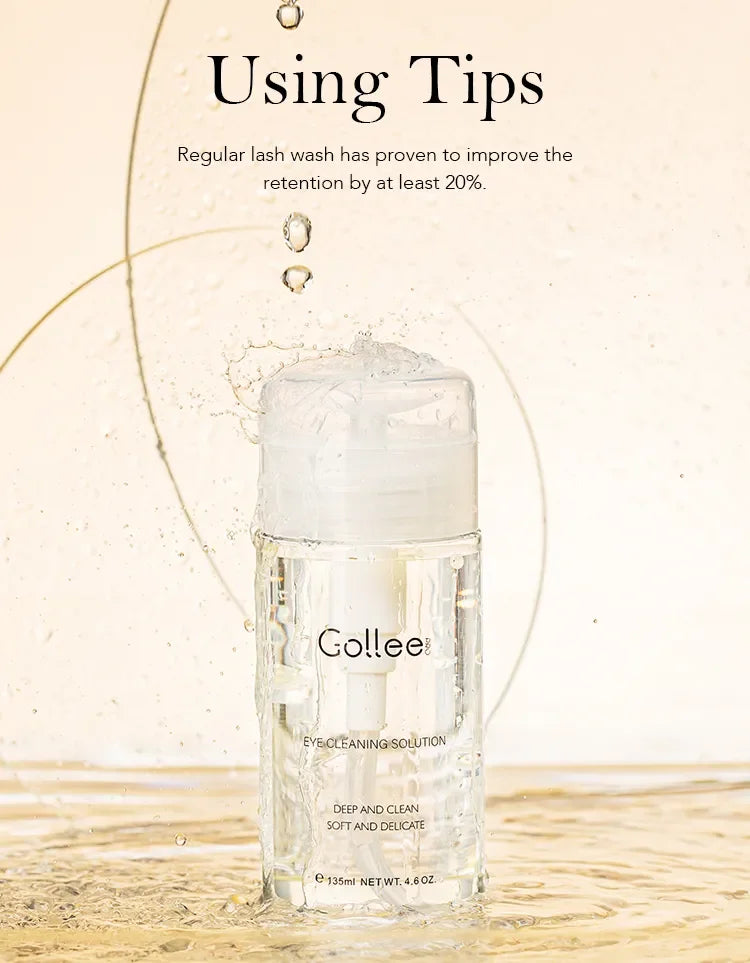 Gollee 0.5s Fast Dry Latex-free Lash Glue No Irritation Bonder Lash Extension Glue 15ml Bonder and Primer Clean Lash Supplies