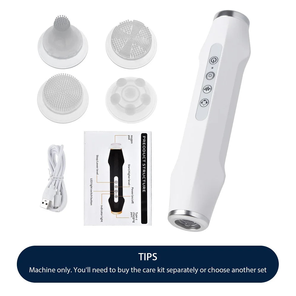 CO2 Bubble Oxygen Beauty Machine Facial SPA Oxygen Bubble Pen CO2 Oxygen Portable Facial Machine CO2 Gel Facial Skin Care Device
