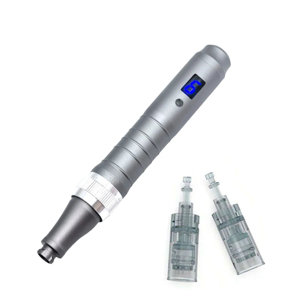 Authentic Derma pen M8 Micro Pen With 12 PCS 0.25mm Needles Electric Wireless DermaPen
