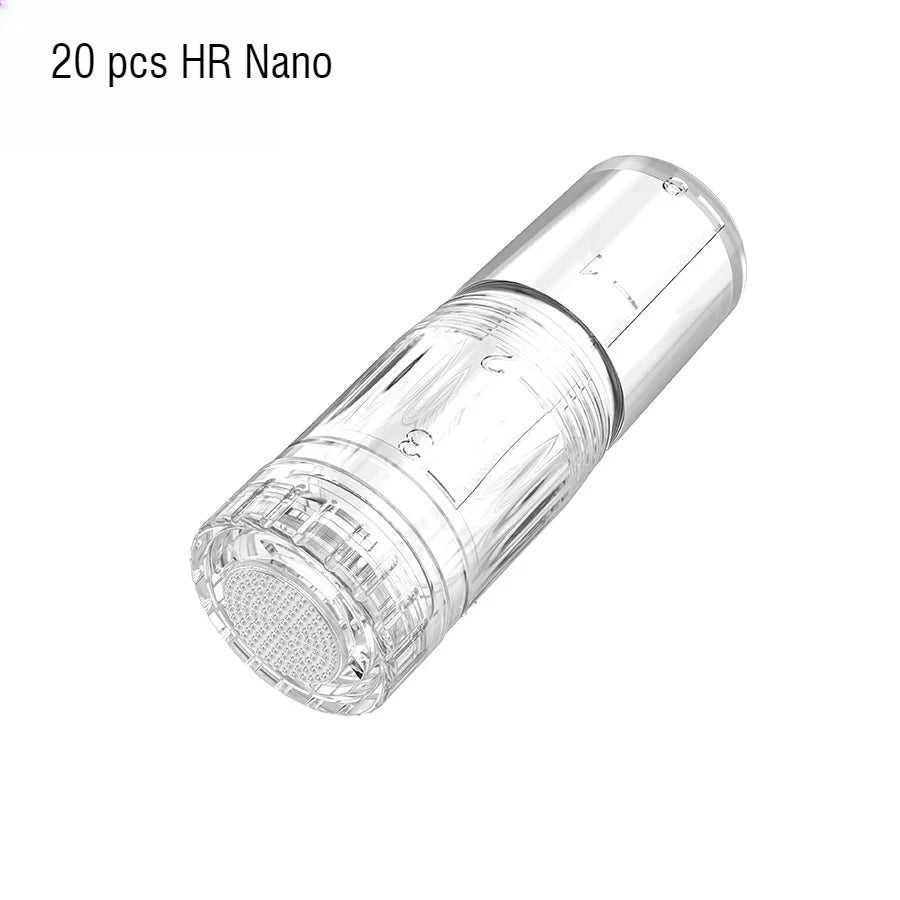 20Pcs 0.25mm Needles Cartridges 3ml Solution Bottle Adjustable Liquid Output Replacement Needle For Dr Pen H3/H5