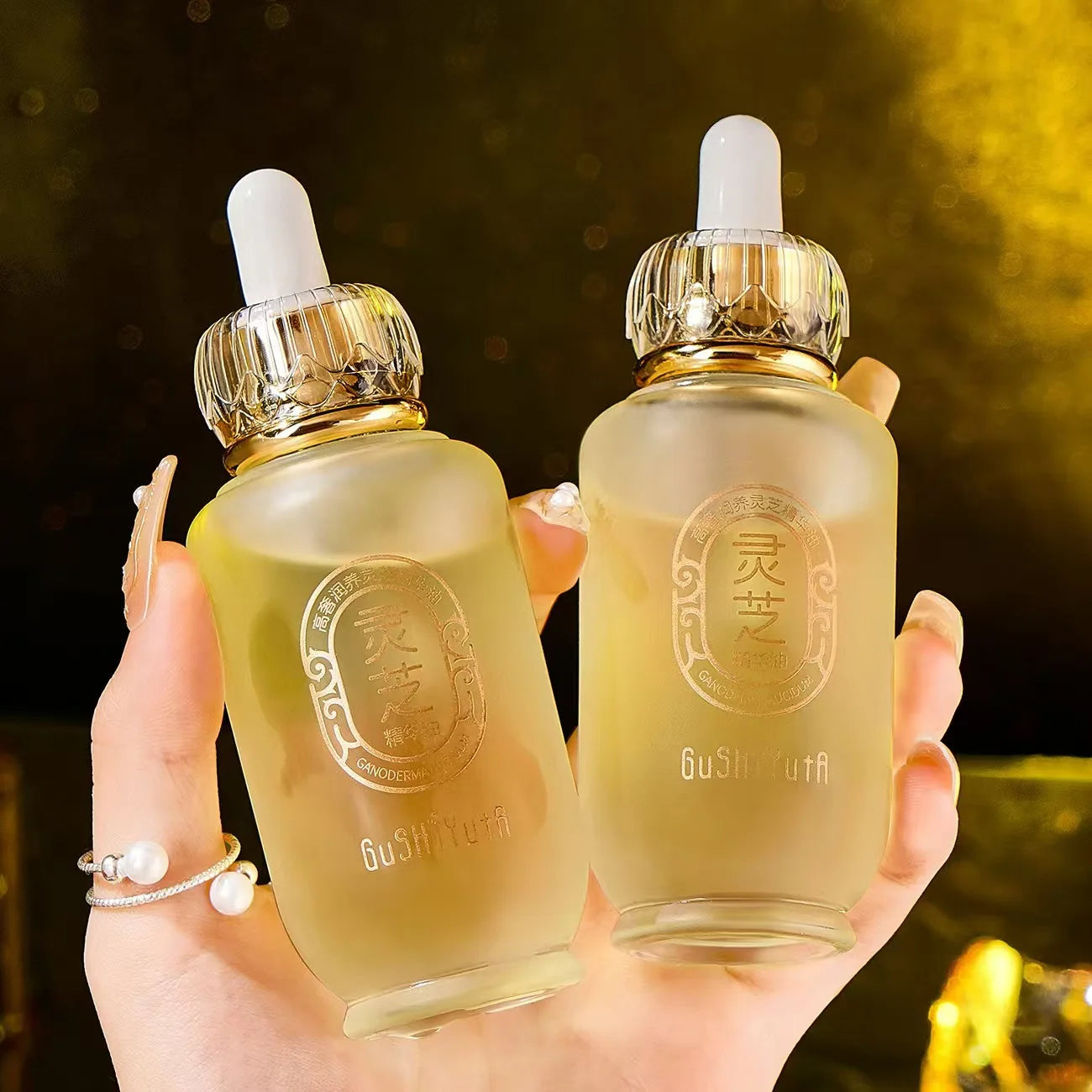 Ganoderma Lucidum Daily Face Oil Moisturizer, Deeply Moisturize, Nourish & Hydrate for Youthful Look, Fine Lines and Wrinkles