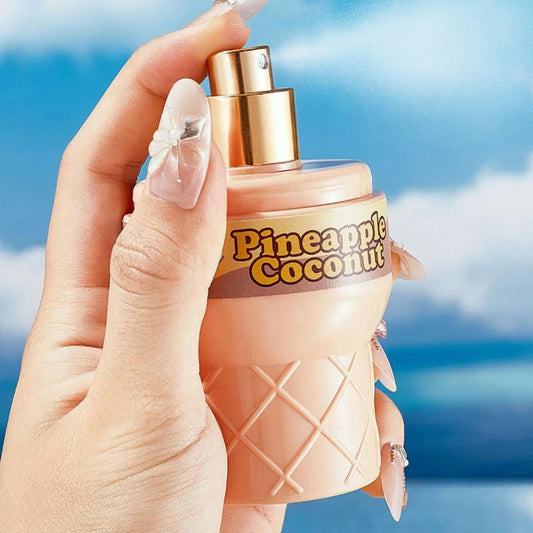 Sweet Ice Cream Perfume For Women, Delicious Gourmand Fragrance With Bergamot, Long Lasting Vanilla Perfume Oil Eau De Toilette