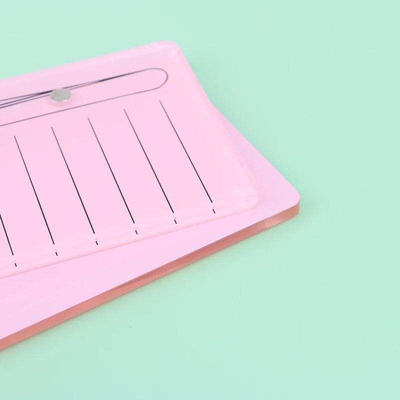 1pc Acrylic Novel Lashes Palette Holder Eyelash Display Board With Magnetic Design For Lash Tweezers Storage Makeup Tools