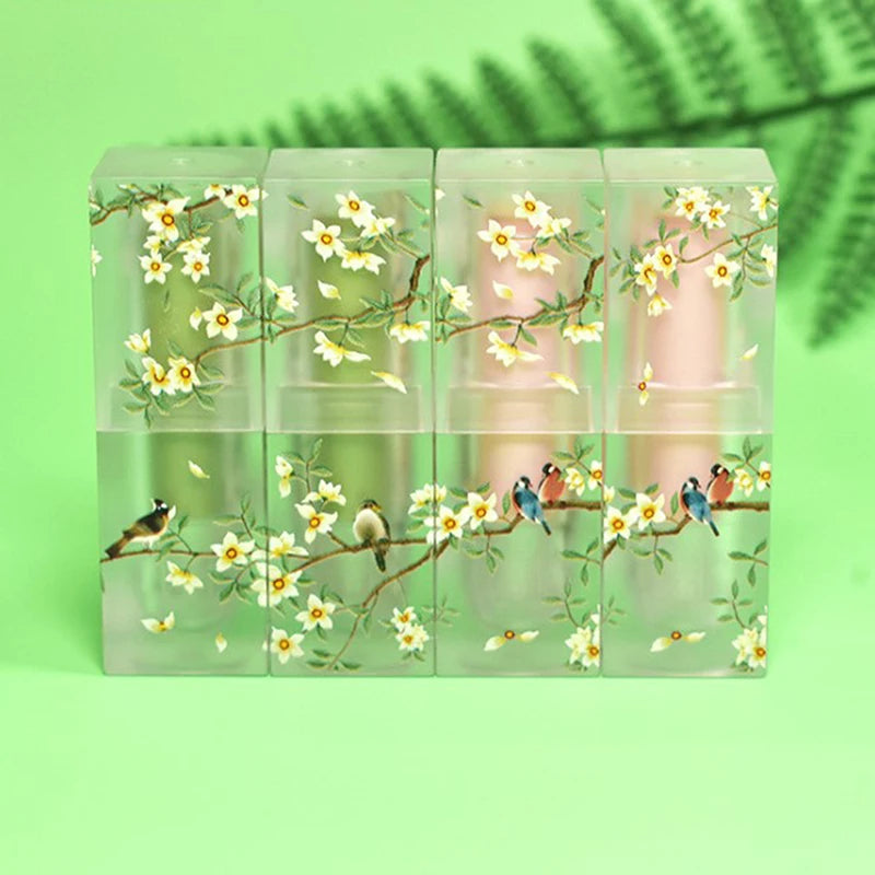 1pcs Small Fresh Scrub Square Lipstick Tube Empty Lip Balm Container Lips Tubes Cosmetic Makeup Tools